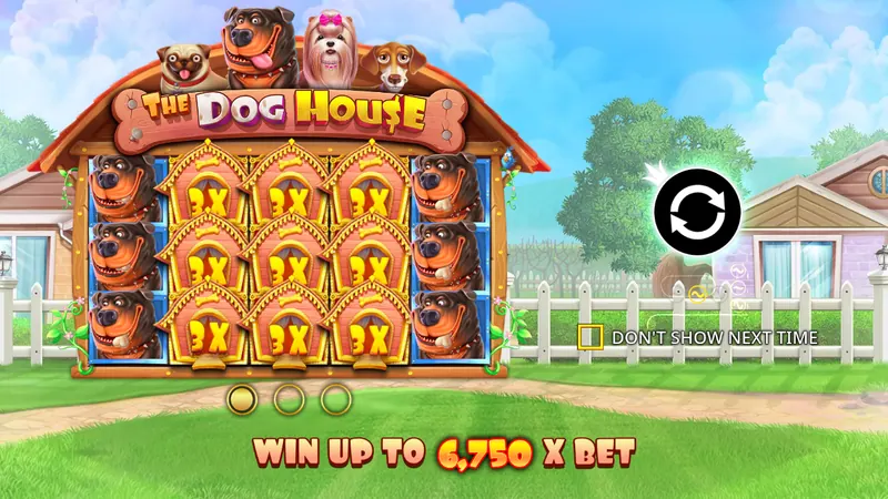 The Dog House slot by Pragmatic Play – game screen The Dog House slot by Pragmatic Play – game screen